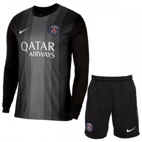 Günstige Fußballtrikots Paris Saint-Germain Torwart Kinder 2025-26 Langarm Günstige Fußballtrikots Paris Saint-Germain Torwart Kinder 2025-26 Langarm